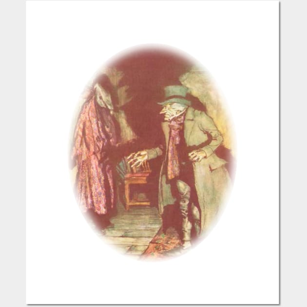 Charles Dickens A Christmas Carol Scrooge Wall Art by PaperMoonGifts